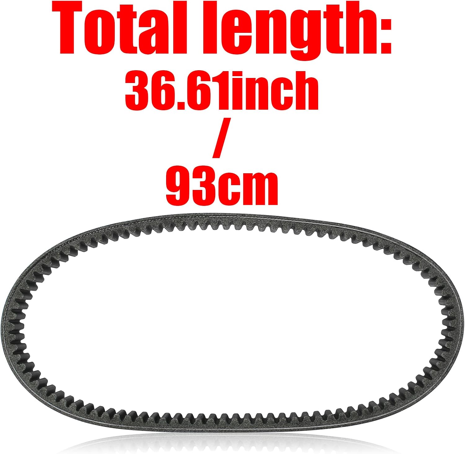2Pcs Drive Belt Compatible with Yamaha G1 G1A G1E G3 G3A J10-46241-00-00 J10-46241-01-00 J10-46241-02-00 J17-46241-00-00 1976 1977 1978 1979 1980 1981 1982 1983 1984 1985 1986 1987 1988 1989