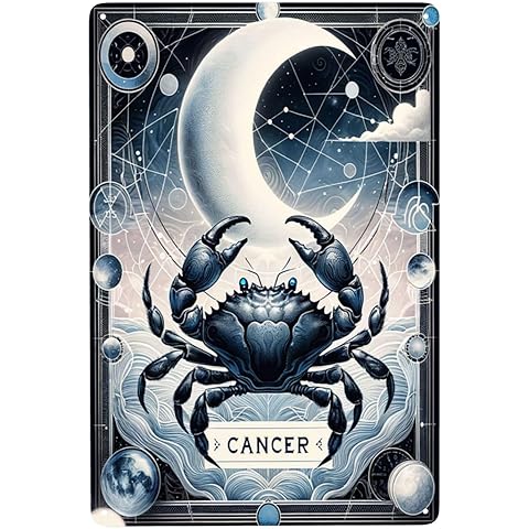 Twelve constellations Stellar Cancer Crab constellations Metal Tin Sign Astrologica...