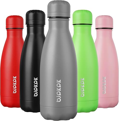 Miniatura 62 de BJPKPK Botellas de agua aisladas de 17 onzas, botellas de agua deportivas de acero inoxidable que mantienen el frío y el calor para viajes, aptas