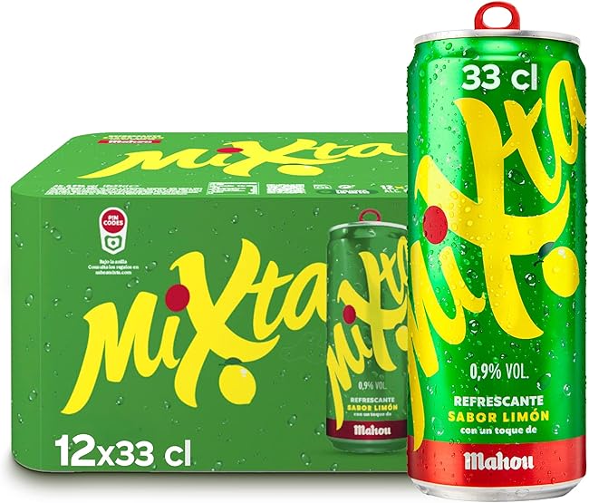 Pack 12 Latas Mahou Mixta Limón