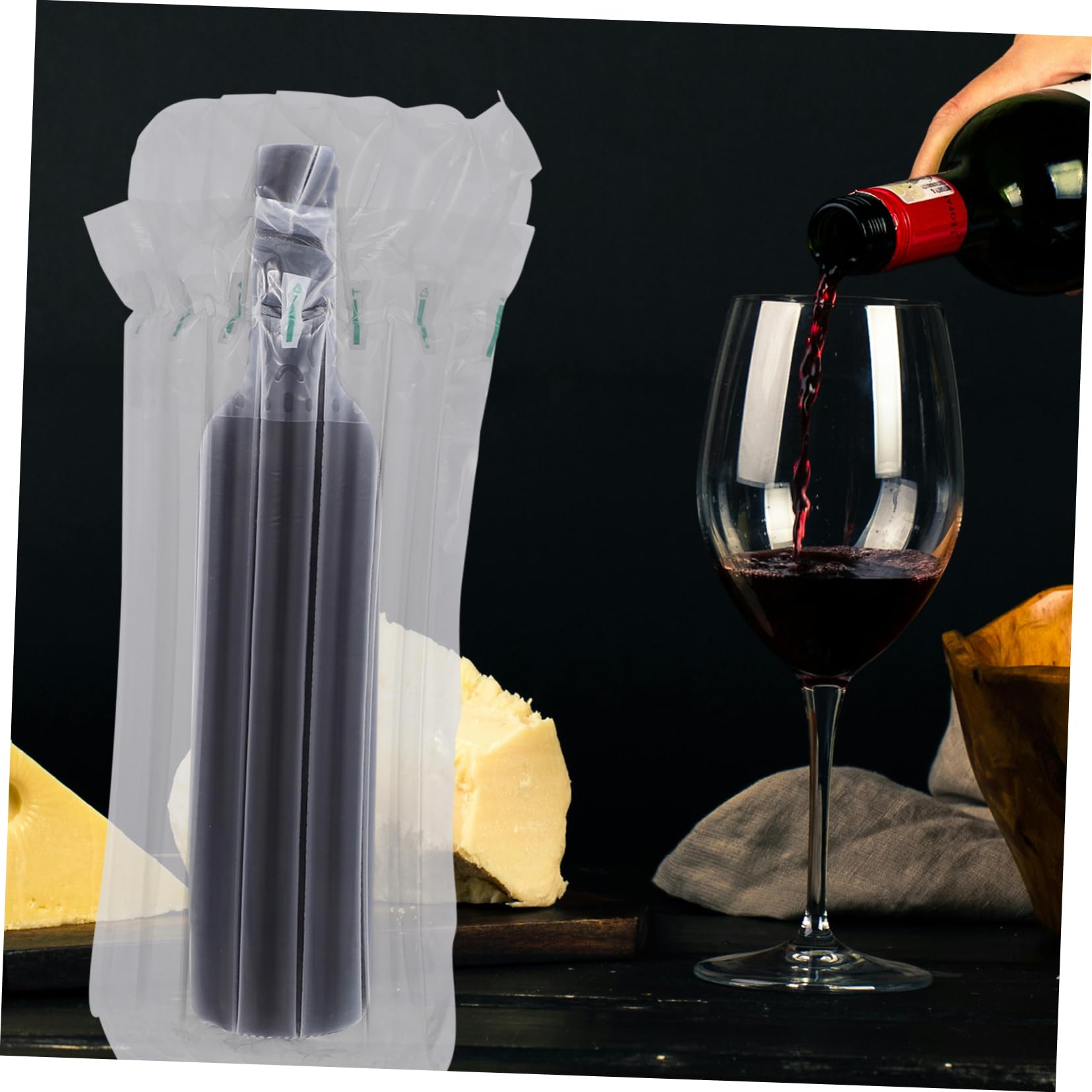 Alipis 50Pcs Bouteille De Vin Housse De Protection Bouteilles De Vin s Protecteur En Verre eur eur Couvre s Transporteur