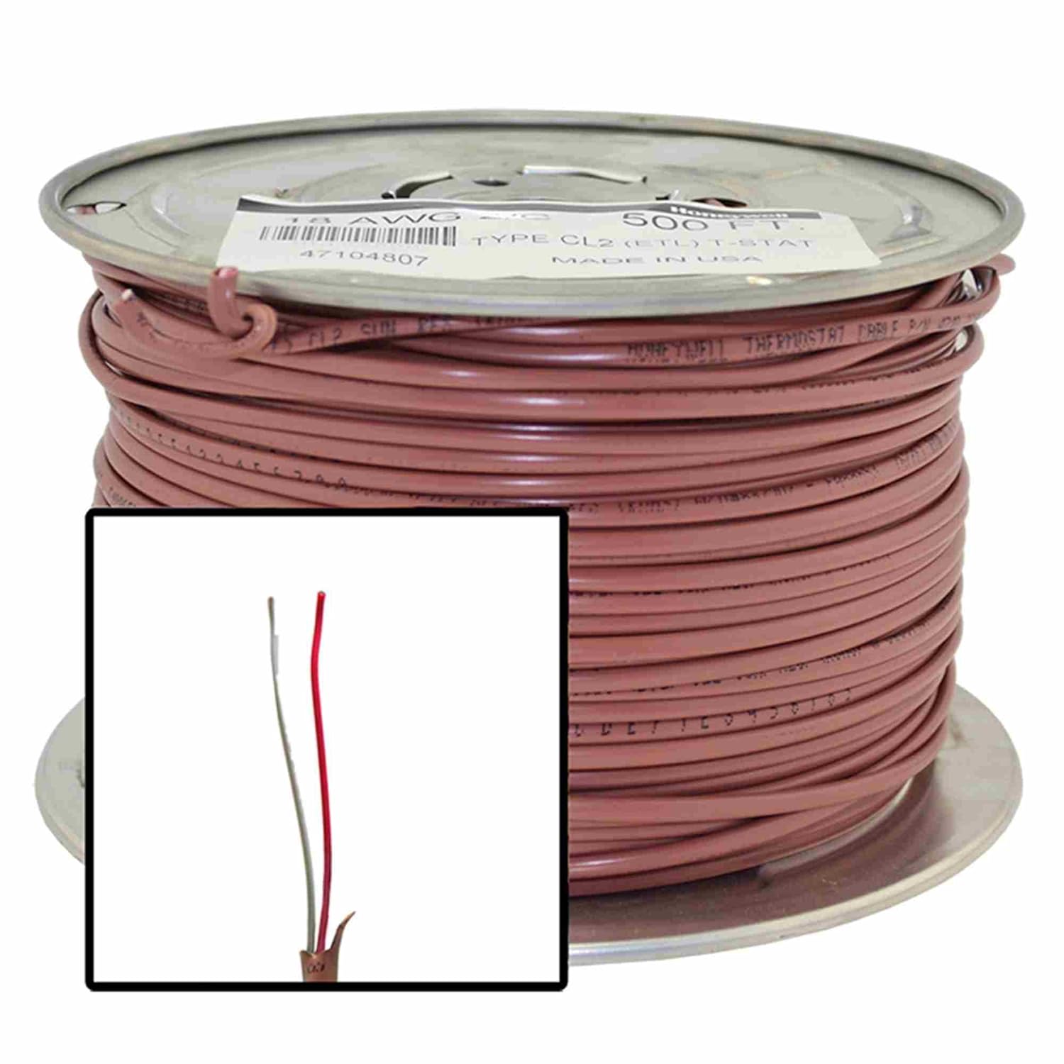 Get Discount Offer Honeywell Genesis 47104807 18/2 Stat Wire Reel, 500' Length