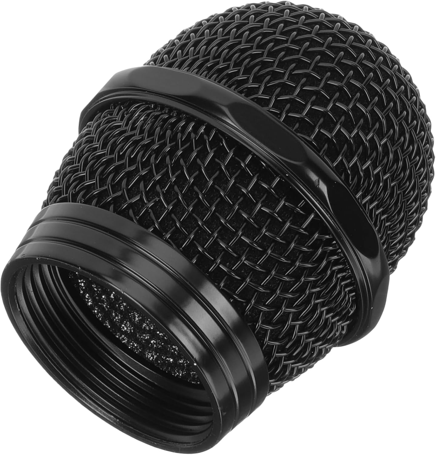 Levemolo Metal Microphone Grille Replacement Head Durable Mic Ball Head for Ktv Dance and Stage Performance Wear-resistant Accessory for Enhanced Sound Quality