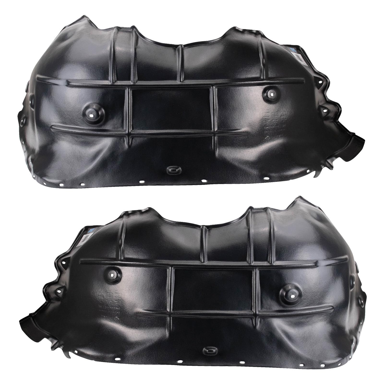 TRQ Inner Fender Liner Set Compatible with 2014-2015 Chevrolet Silverado 1500 GM1248323 GM1249323