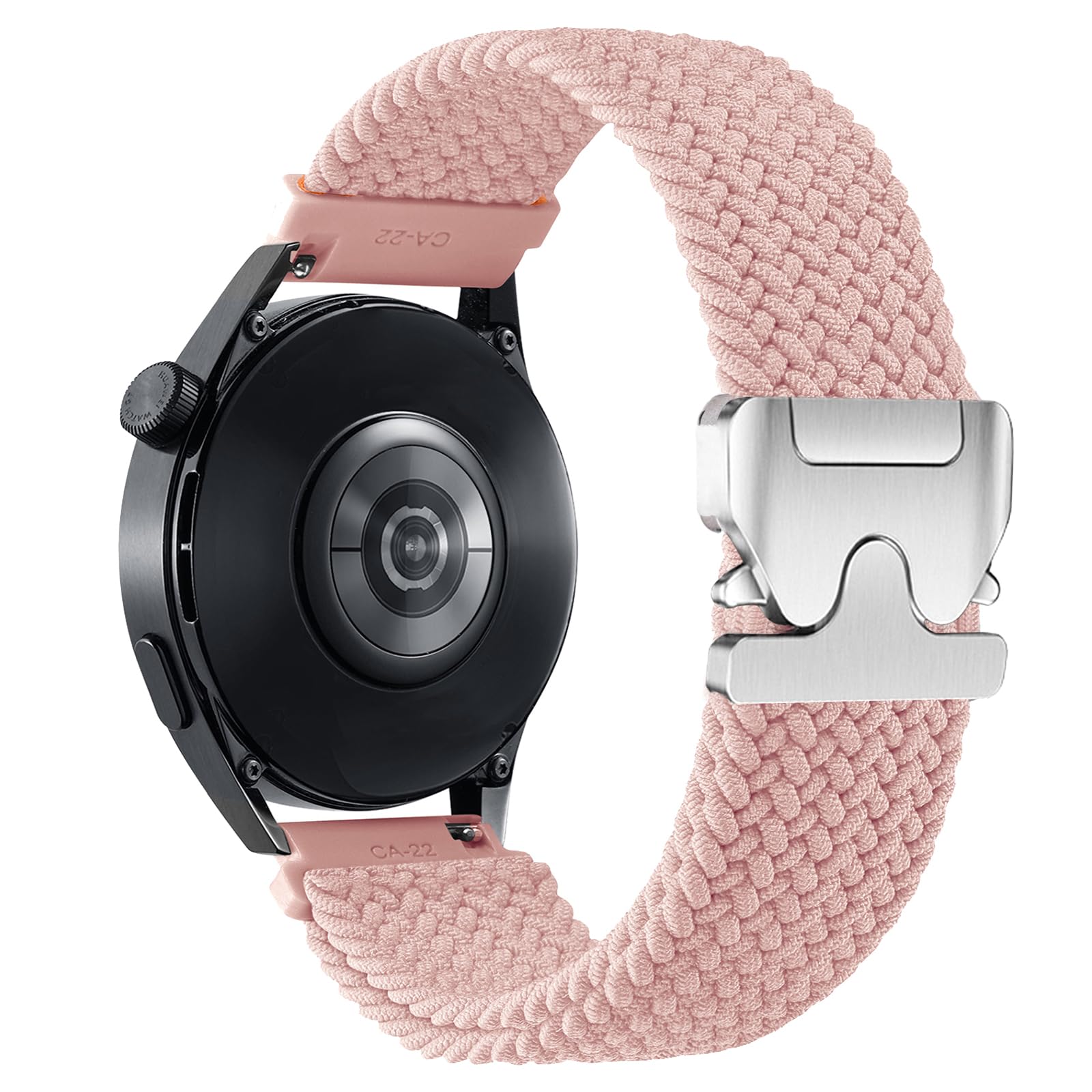 Gittos Geflochtene Armband 20mm Kompatibel mit Amazfit GTS2/2e/GTS3/GTS4/GTS 4 Mini/GTR Mini/GTR 42mm/Amazfit Active 2/Bip/BipU/BipU Pro/Bip3/Bip3Pro Ersatzarmband Nylon für Damen Herren