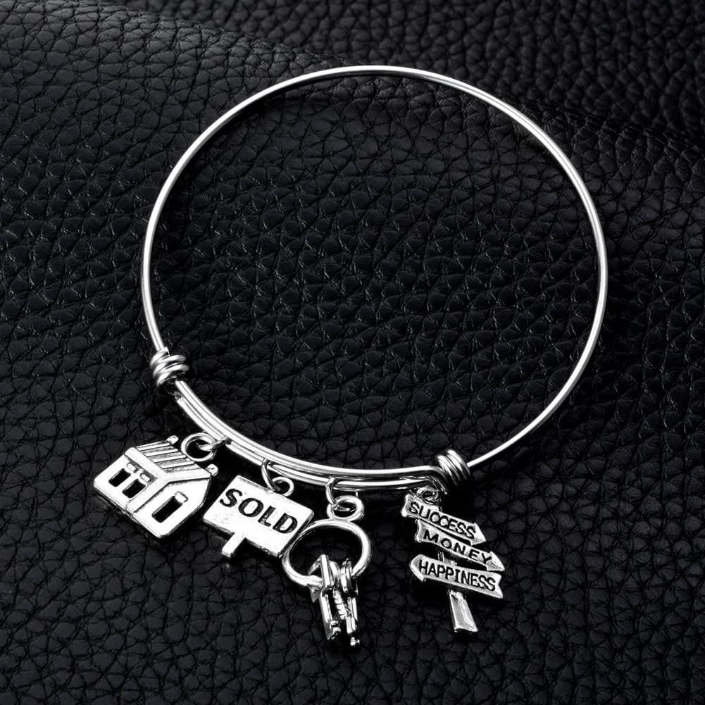 Miss Pinkrealtor Gifts For Women Real Estate Agent Charm Bracelet