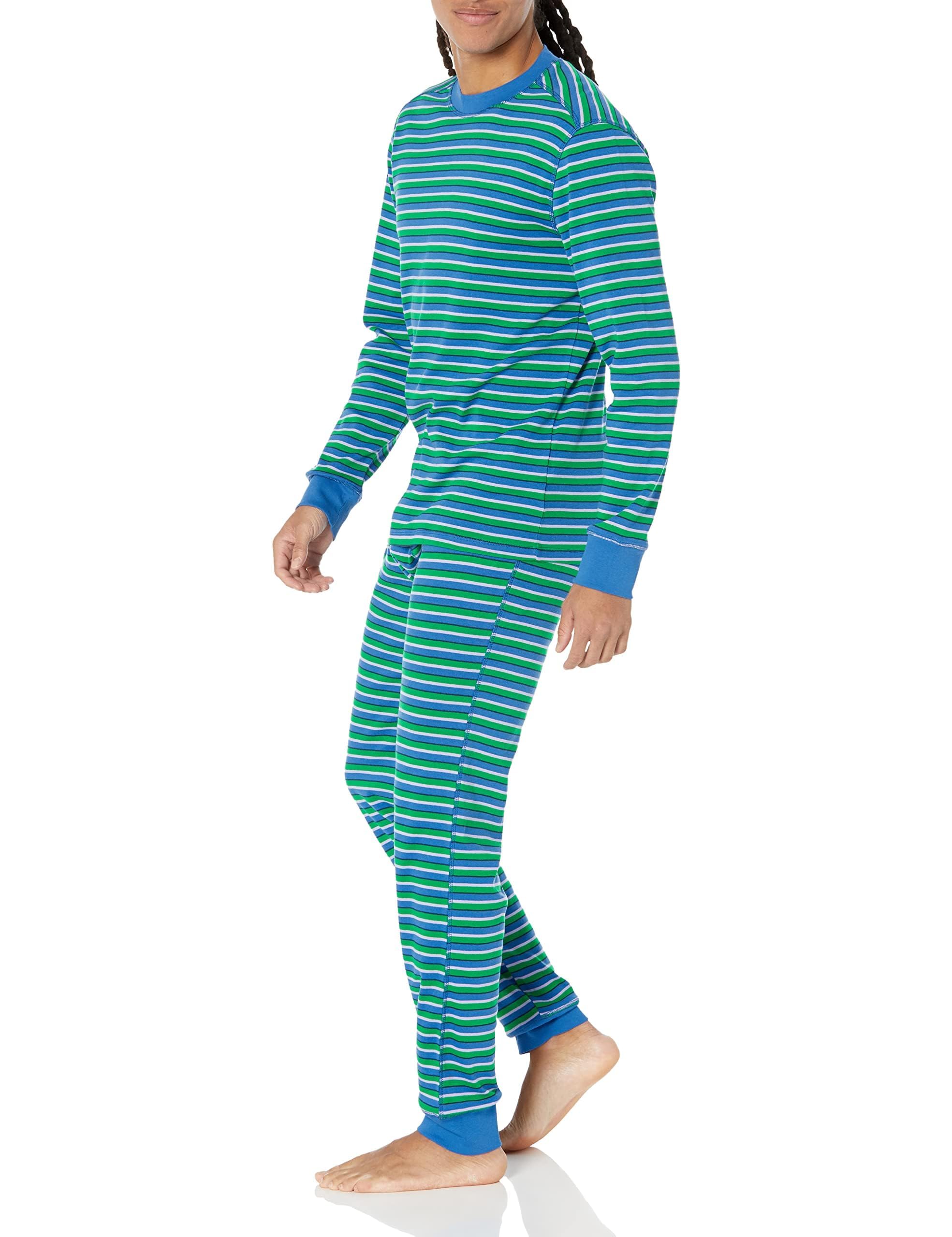 Amazon Essentials Set Pigiama in Maglia - Colori Fuori Produzione Uomo