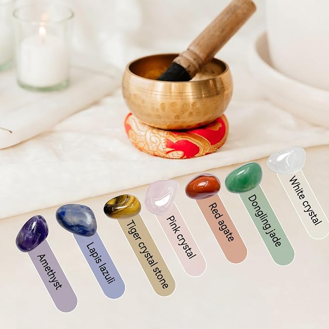 Set de Cuencos Tibetanos para Meditación con Accesorios miniatura 3