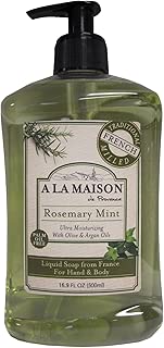 A La Maison de Provence Liquid Soap, Rosemary Mint, 16.9-Ounce Bottles (Pack of 3) - coolthings.us