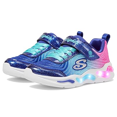 SKECHERS KIDS Wavy Beams Ombre Express 302327L (Little Kid/Big Kid) Girls Shoes Navy/Multi