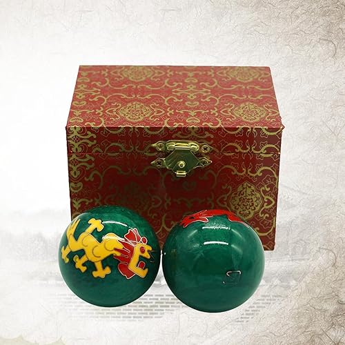 Miniatura 7 de Cloisonne pelotas anti estrés., Verde, S