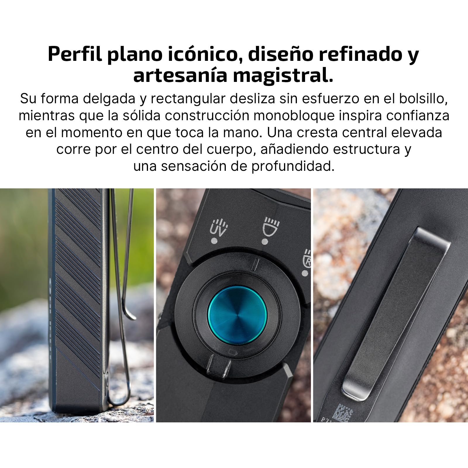 OLIGHT ArkPro Lite Pequeña linterna, con luz roja para señal SOS | 1200 lúmenes, alcance de 93 m, ideal para acampadas y actividades al aire libre, con luz roja para proteger la vista
