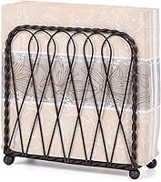 Vista 1 de NIKKY HOME Vendimia Entrelazado Metal Servilletero Decorativo Vertical Pañuelo Dispensador - Negro