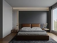 Vista 449 de Dimoon 236''x17.7'' White Thicken Peel and Stick Wallpaper Contact Paper Modern Self Adhesive Wall Paper Removable Renter Friendly Textured Solid