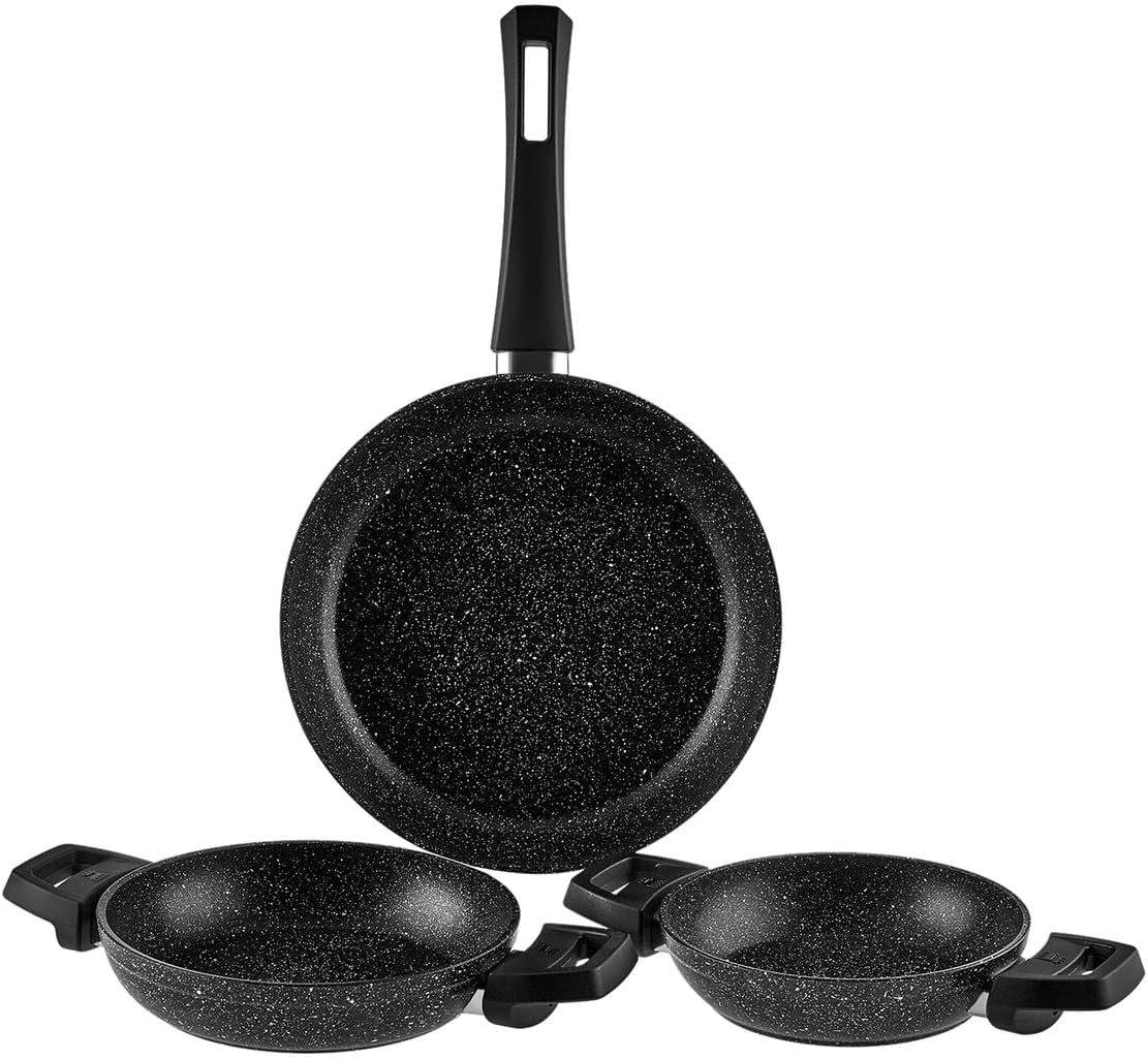 Karaca Biogranit Dide 3'lü Tava Sahan Seti