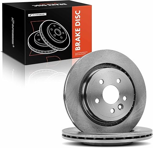 Miniatura 8 de A-Premium 11.89 inch (302mm) Rear Vented Disc Brake Rotors Compatible with Select Volvo models - S60 2011-2018, XC70 2008-2016, S80 2007-2016, V60