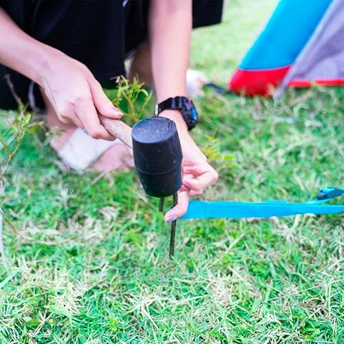 Miniatura 4 de Deerbusters Estacas de tierra de 18 pulgadas, gancho en J resistente (paquete de 100)