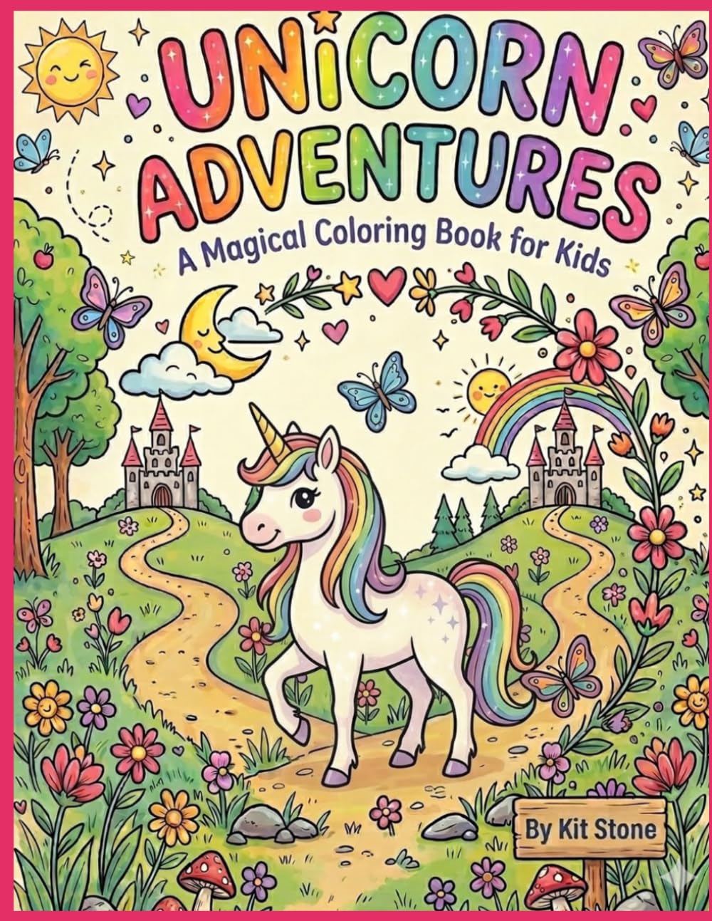 Unicorn Adventures: A Magical Coloring Book for Kids