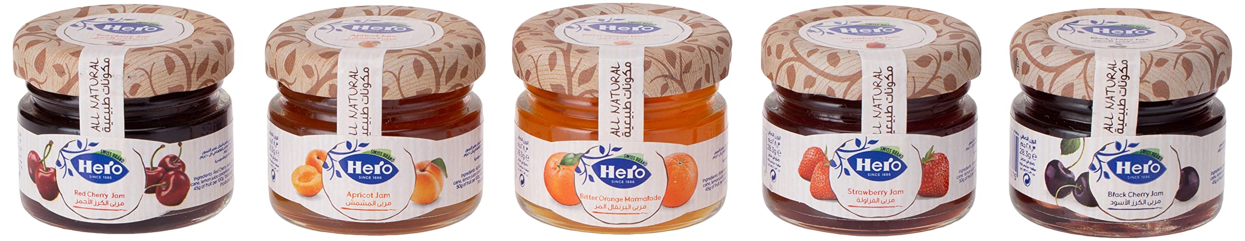 HeroAssorted 1Oz Mini Jar 4+1 Free