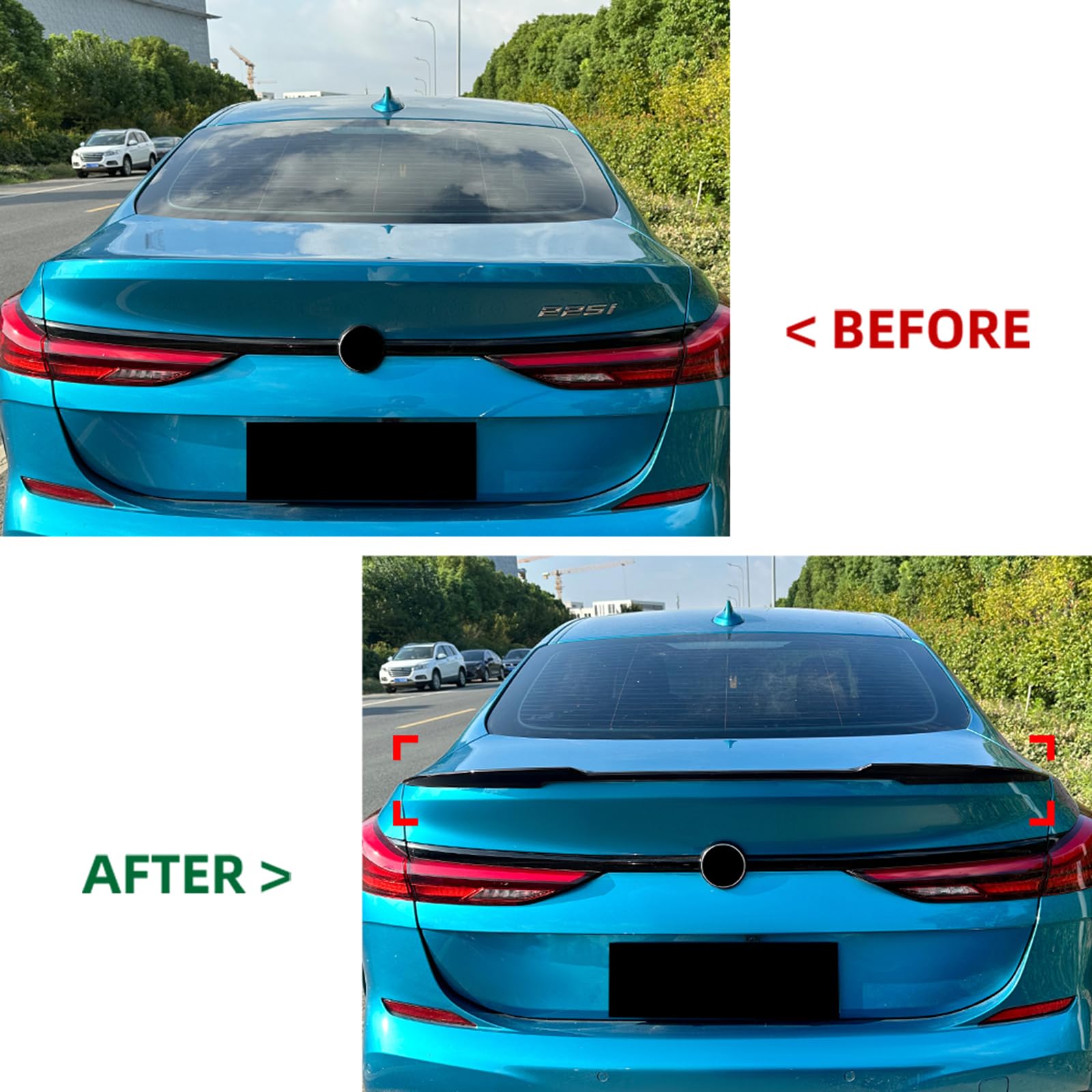 Amazon | リアトランクスポイラー スプリッターウィング BMW 2シリーズ 