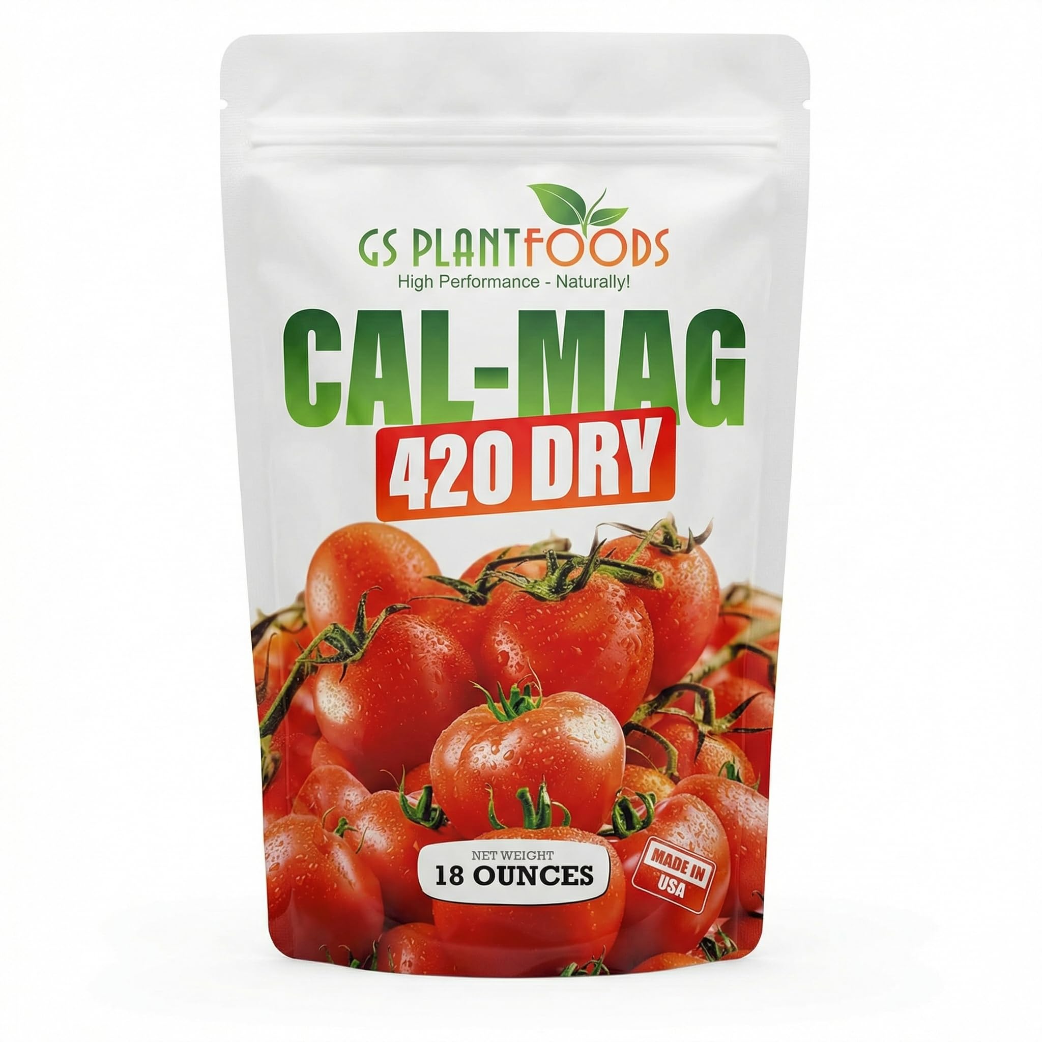 GS Plant Foods Cal-Mag 420 Dry Super Concentrate, Makes 420 Gallons of Nutrient Solution, 18 Ounces, Calcium/Magnesium Fertilizer