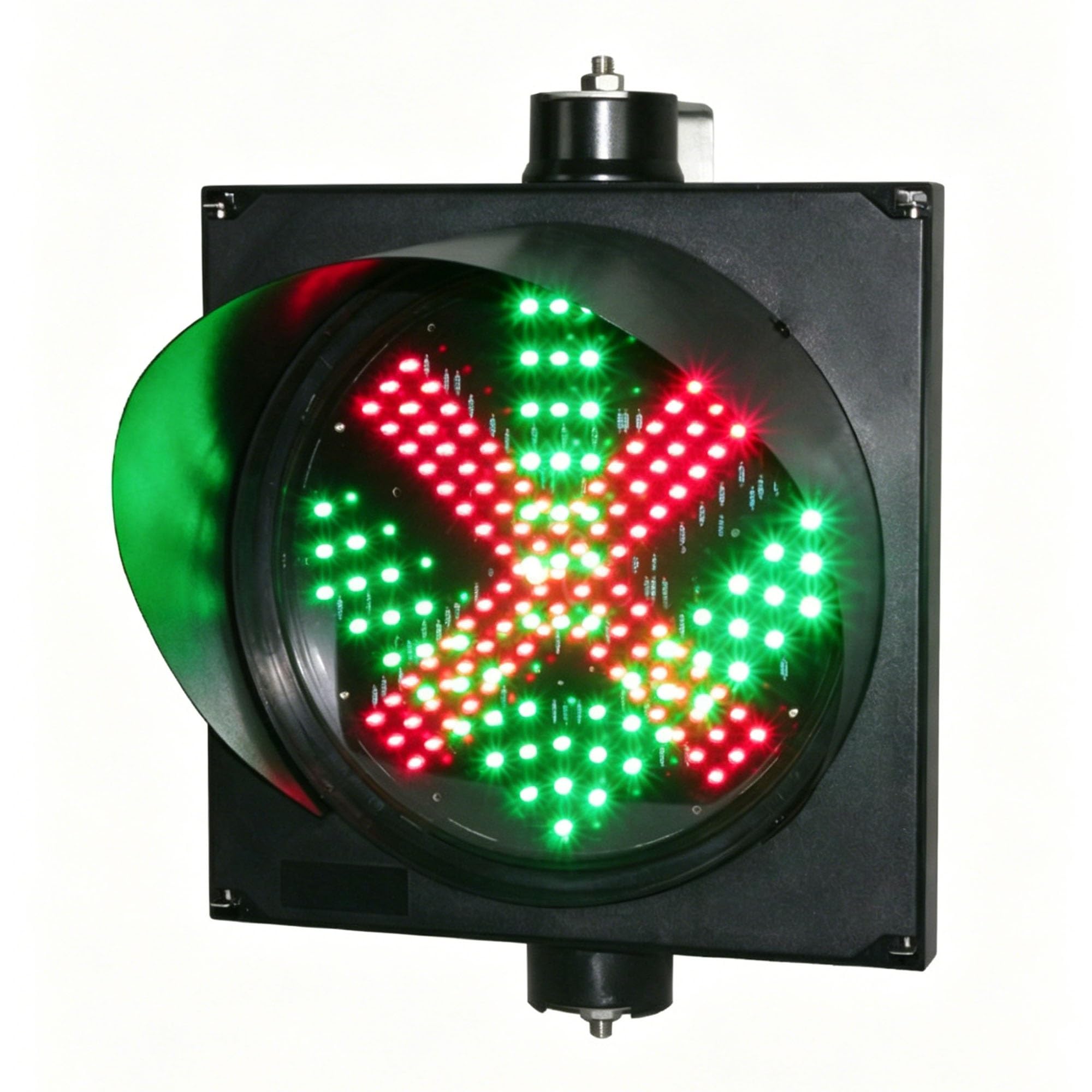 300mm/2in LED Traffic Light Lamp, Industrial Road Signs Warning Light, High Brightness LED Beads, for Roads, Toll Booths, Parking Lane(DC 24V)