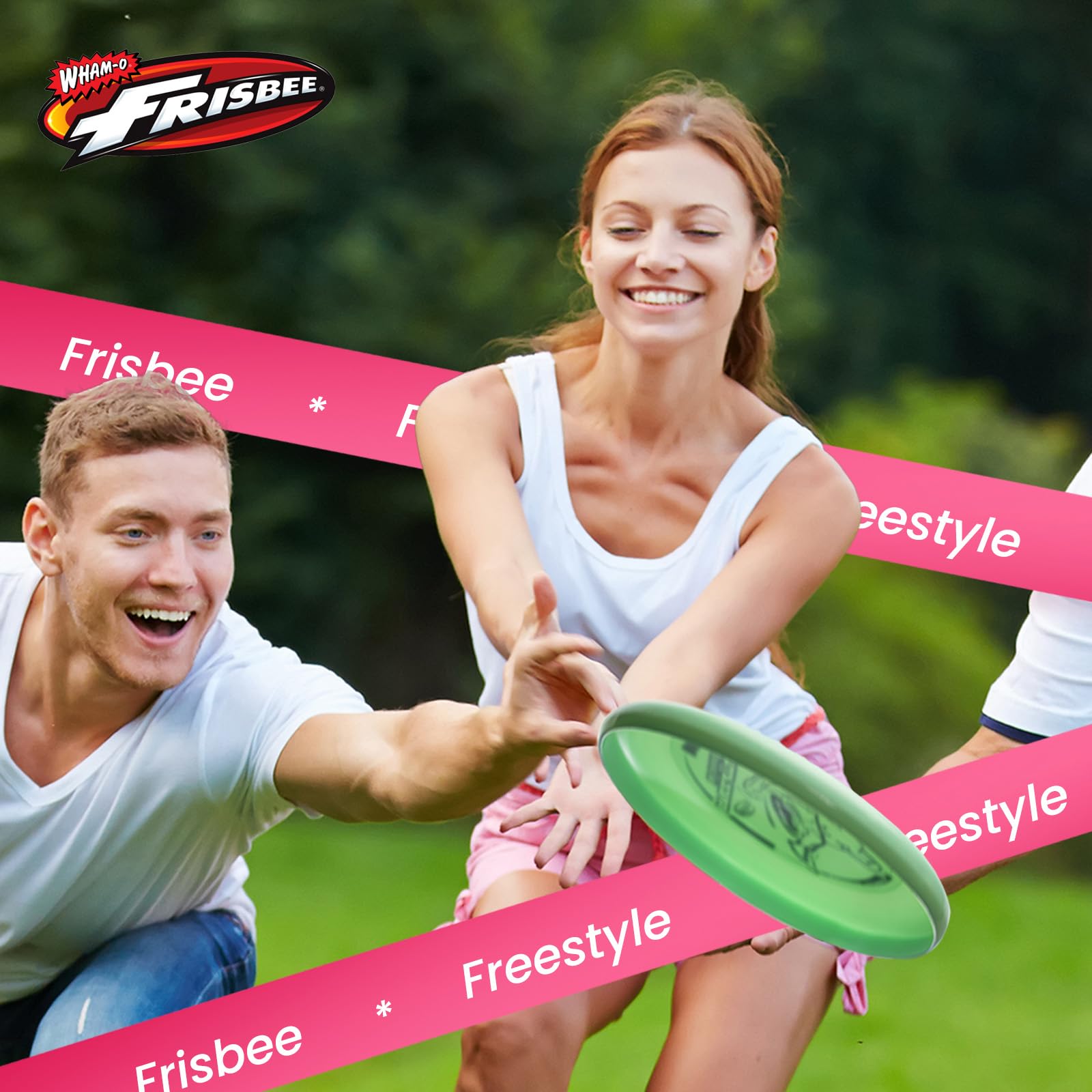Wham-O Frisbee Freestyle Disc 160g 26.67cm PE Durable Flexible para Playa