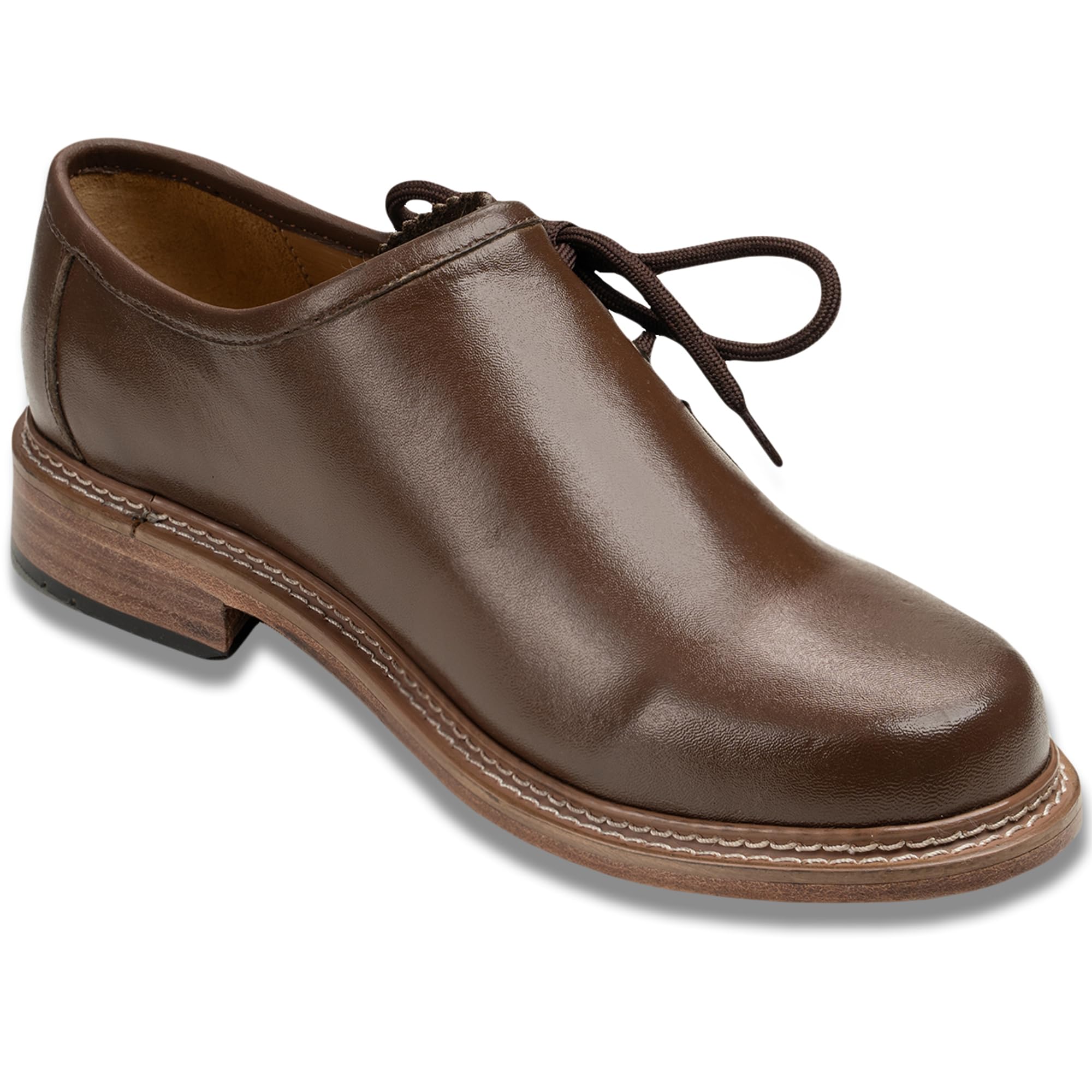 German Wear Haferlschuhe mit Ledersohle Trachtenschuhe Schuhplattler Tanz Schuhe