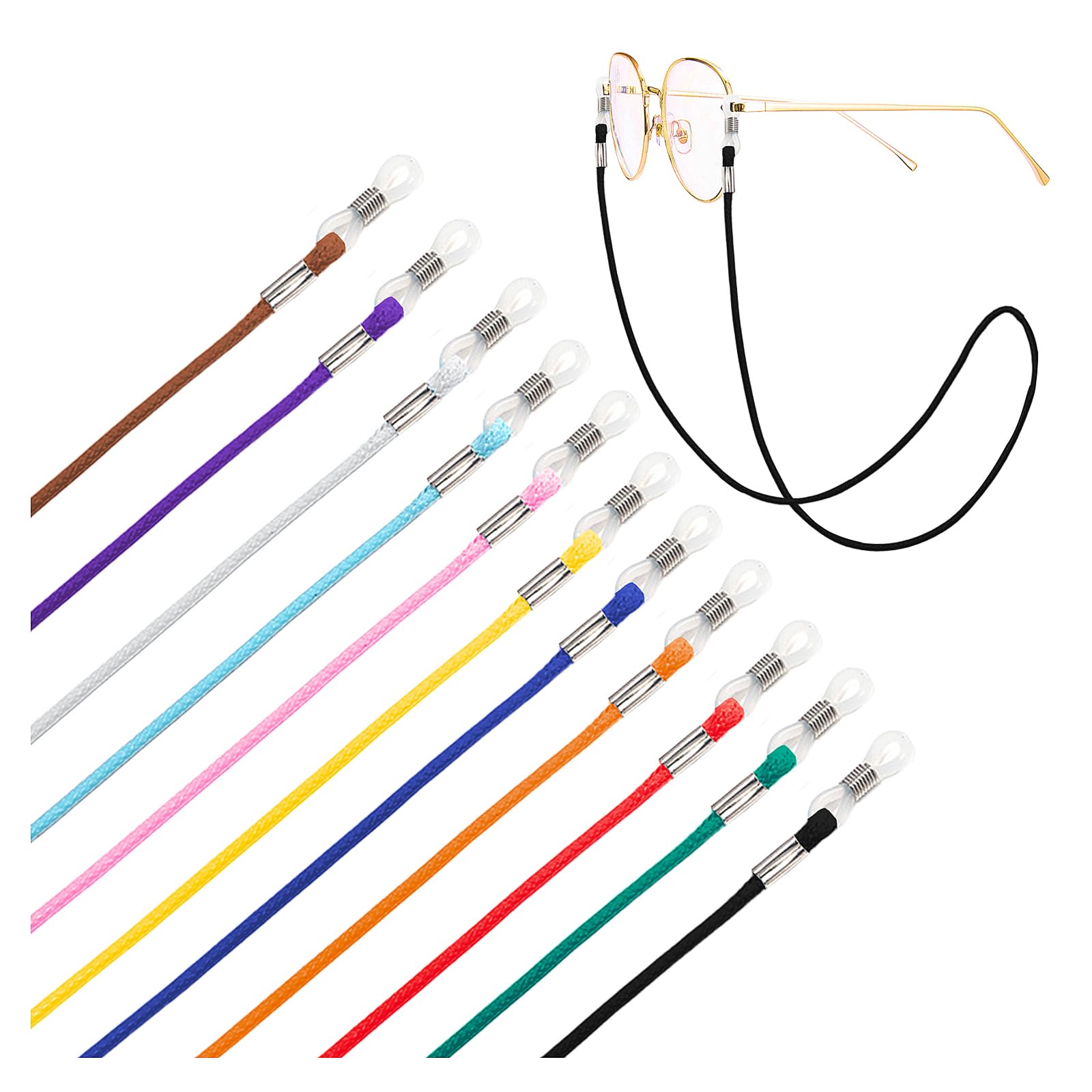 NEWITIN 11 Pieces Eyeglass Chains for Women Sunglasses Strap Holders Sunglasses Mask Necklace Lanyard for Women Men