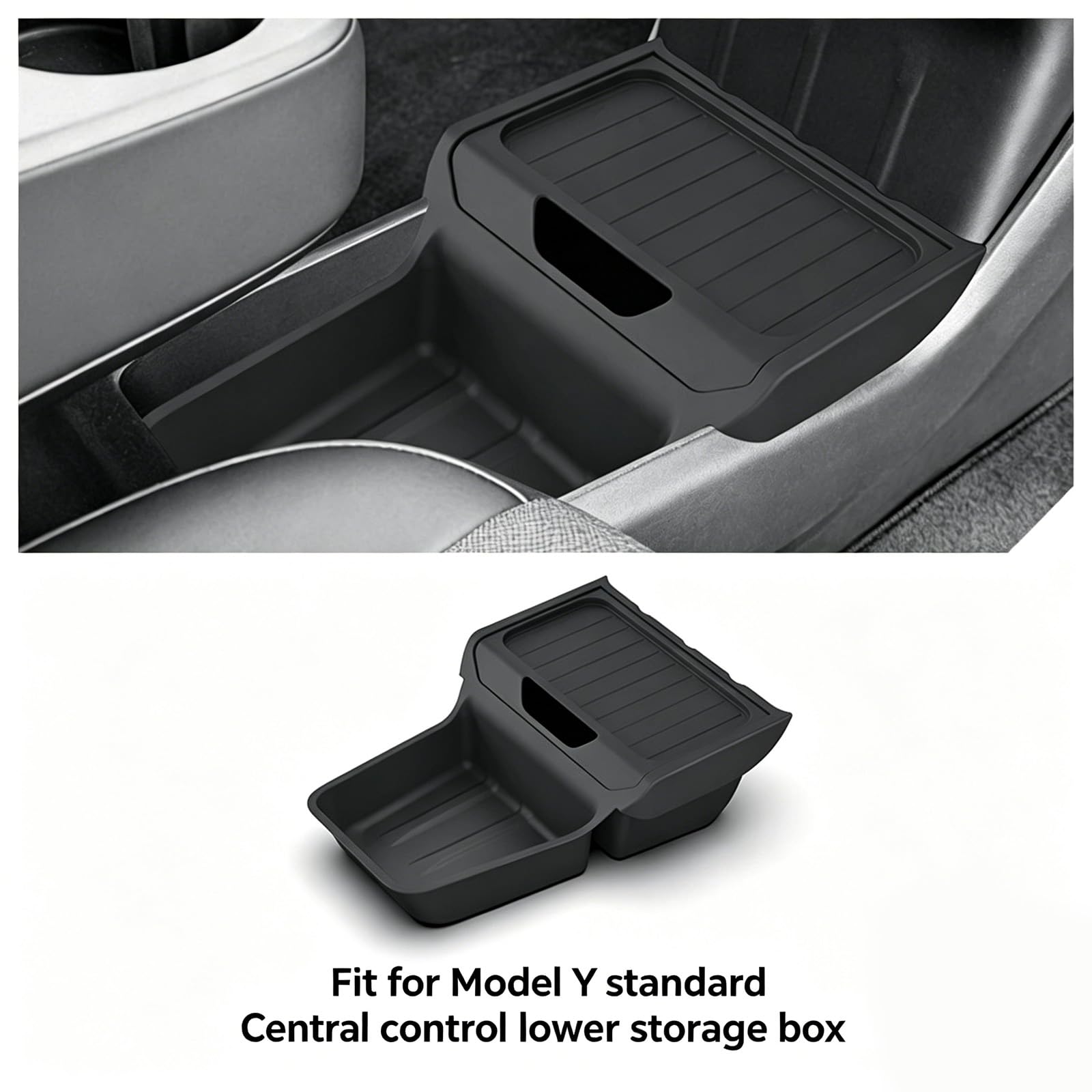 Mittelkonsole Organizer für Tesla Model Y Juniper Standard 2026 2025 Mittelkonsole untere Aufbewahrungsbox für Modell Y 2025 2026 Zubehör