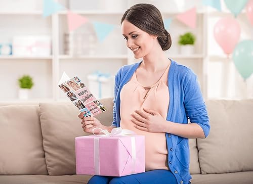 Miniatura 6 de Tarjeta de cumpleaños personalizada con imagen, fotos personalizadas, tarjeta de feliz cumpleaños para mujeres, hombres, texto interior