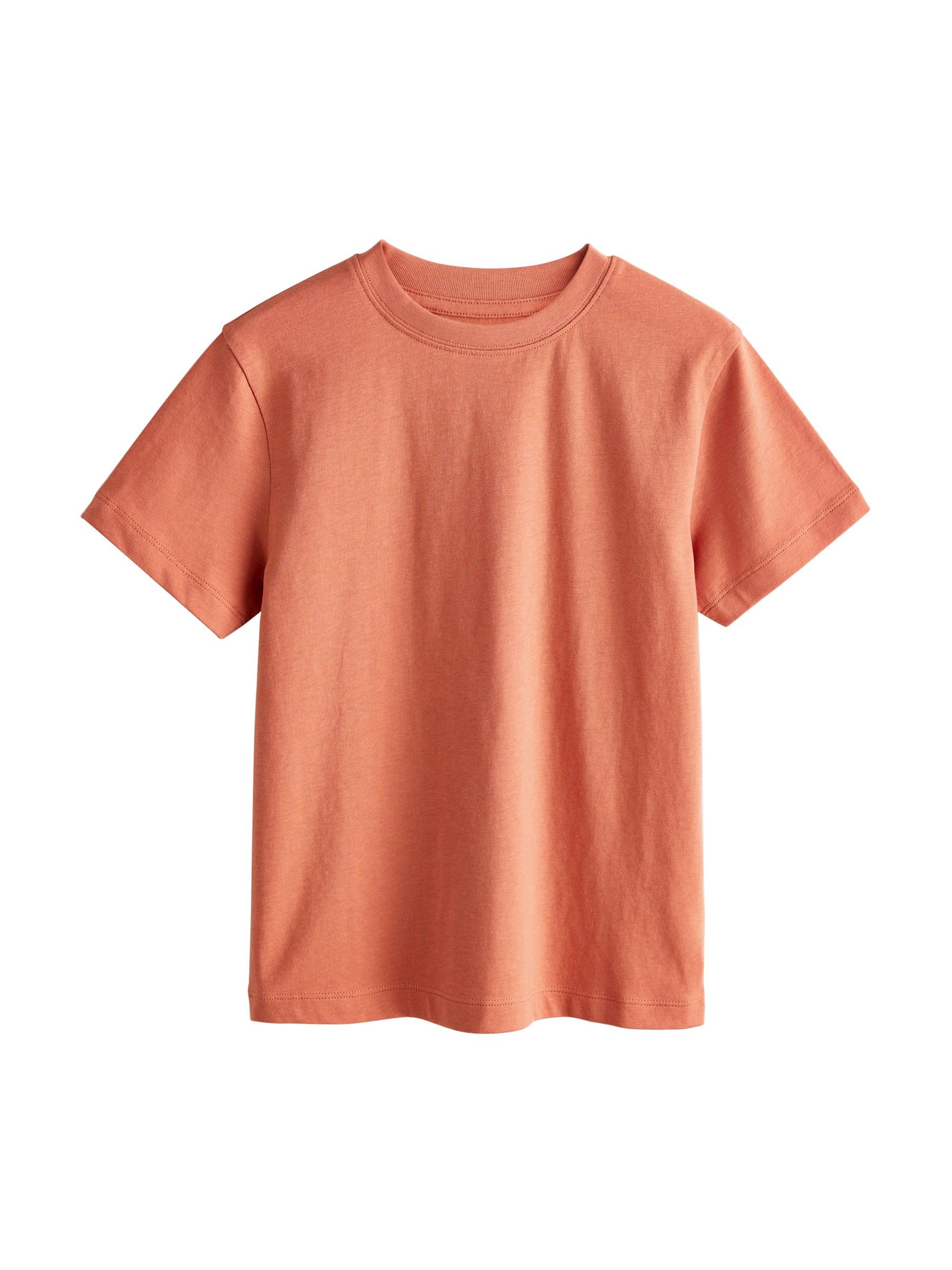 NEXT Niños Pack de 8 Camisetas de Manga Corta de Corte estándar