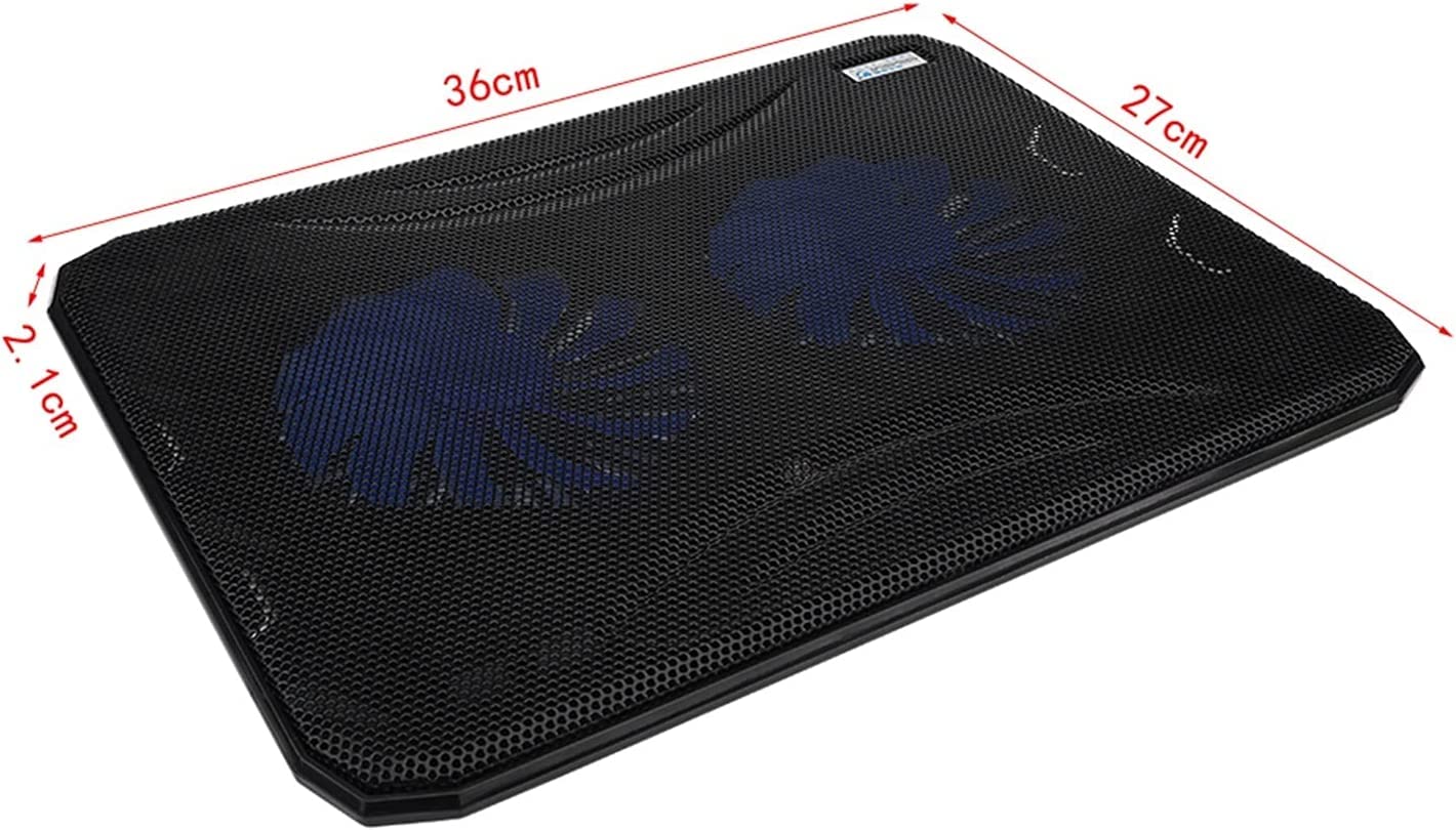 Refroidisseur Pc Portable Coussin De Refroidissement pour Ordinateur Portable Plastiques D'ingénierie Base Refroidisseur pour USB 2 Ventilateur Muet Ventilateur Rapide