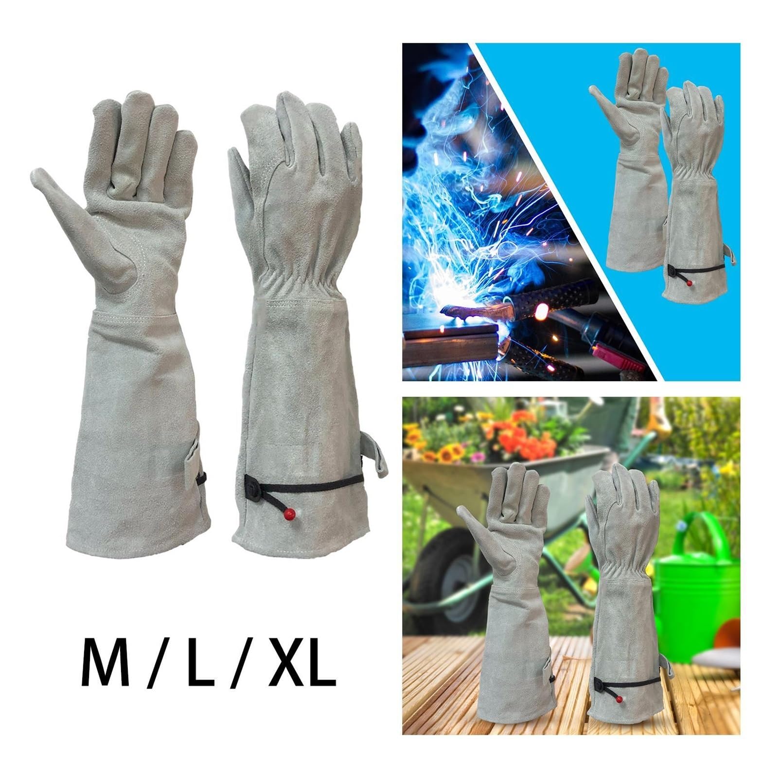 1 paire de gants d'élagage roses Pour Le Jardinage Extérieur
