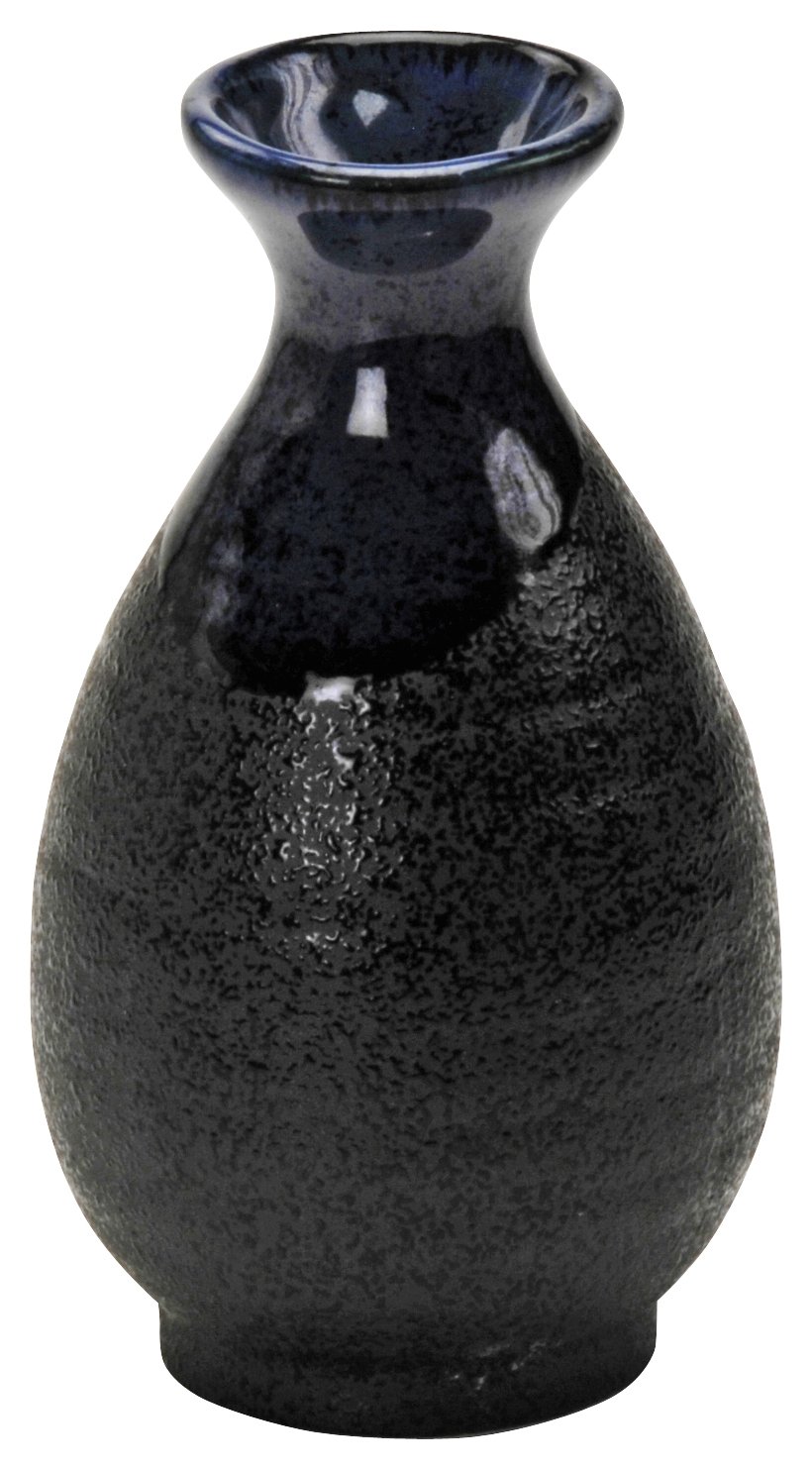 Mino Yaki Black Tokkuri Sake Cup