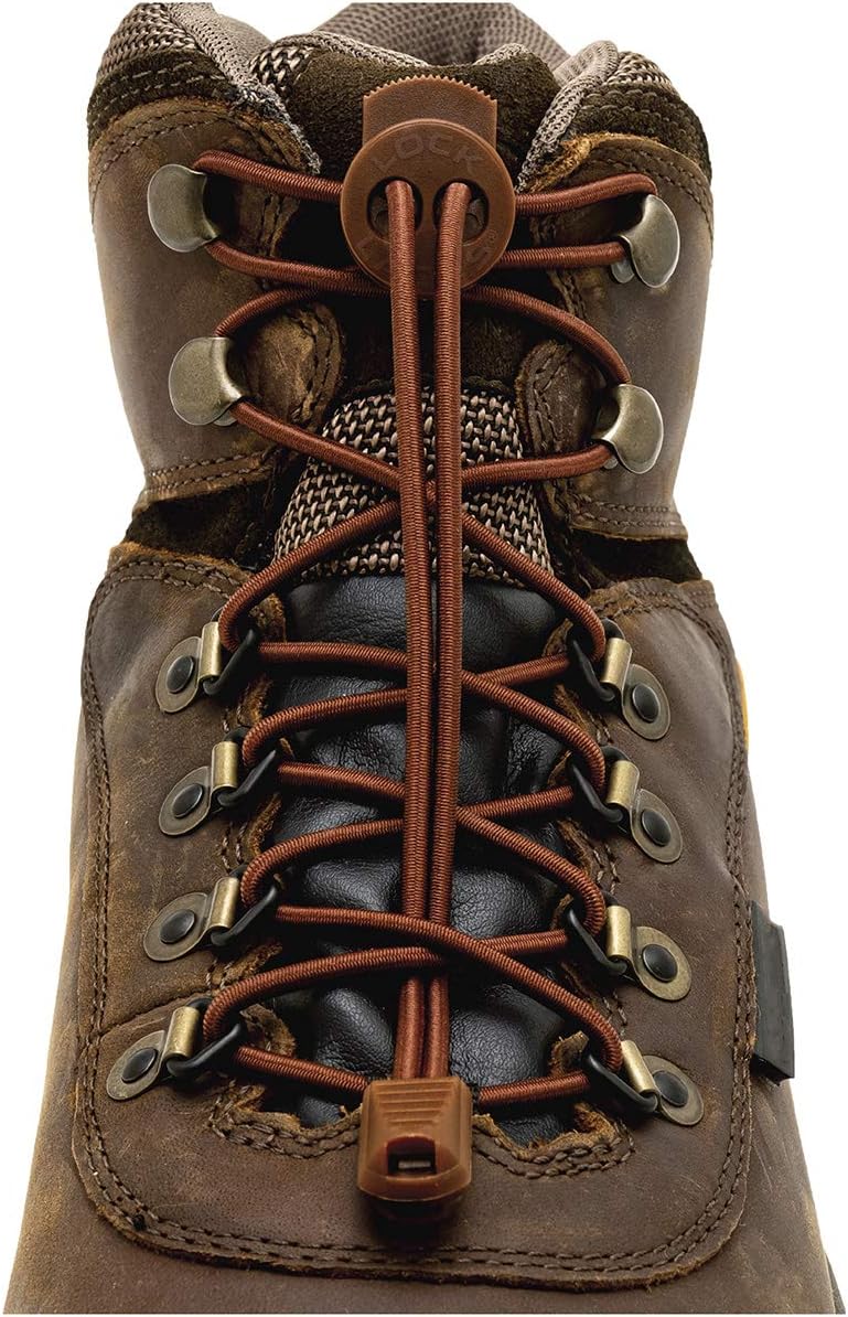 Premium Heavy Duty Elastic No-Tie Laces for Boots and Shoes (1 Pair)
