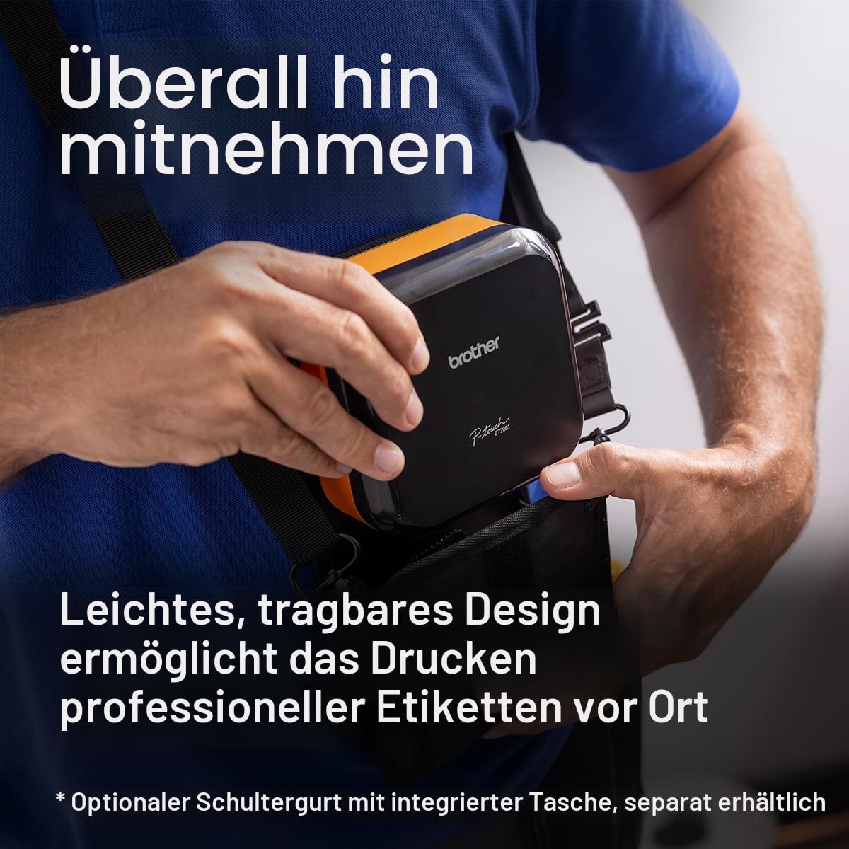 Brother P-Touch Cube Pro PT-E720BT Beschriftungsgerät, 24 mm | Industriell, Elektro- und Netzwerkinstallation, Pro Label Tool App kostenlos