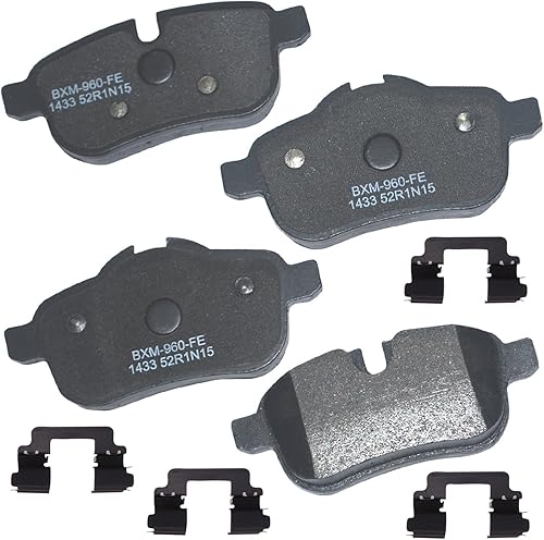 Vista 392 de Bendix Premium SBM8 - Pastillas de freno semimetálicas Premium para modelos seleccionados Buick Special, Camaro, Corvette, Phaeton, Olds F85, Vista