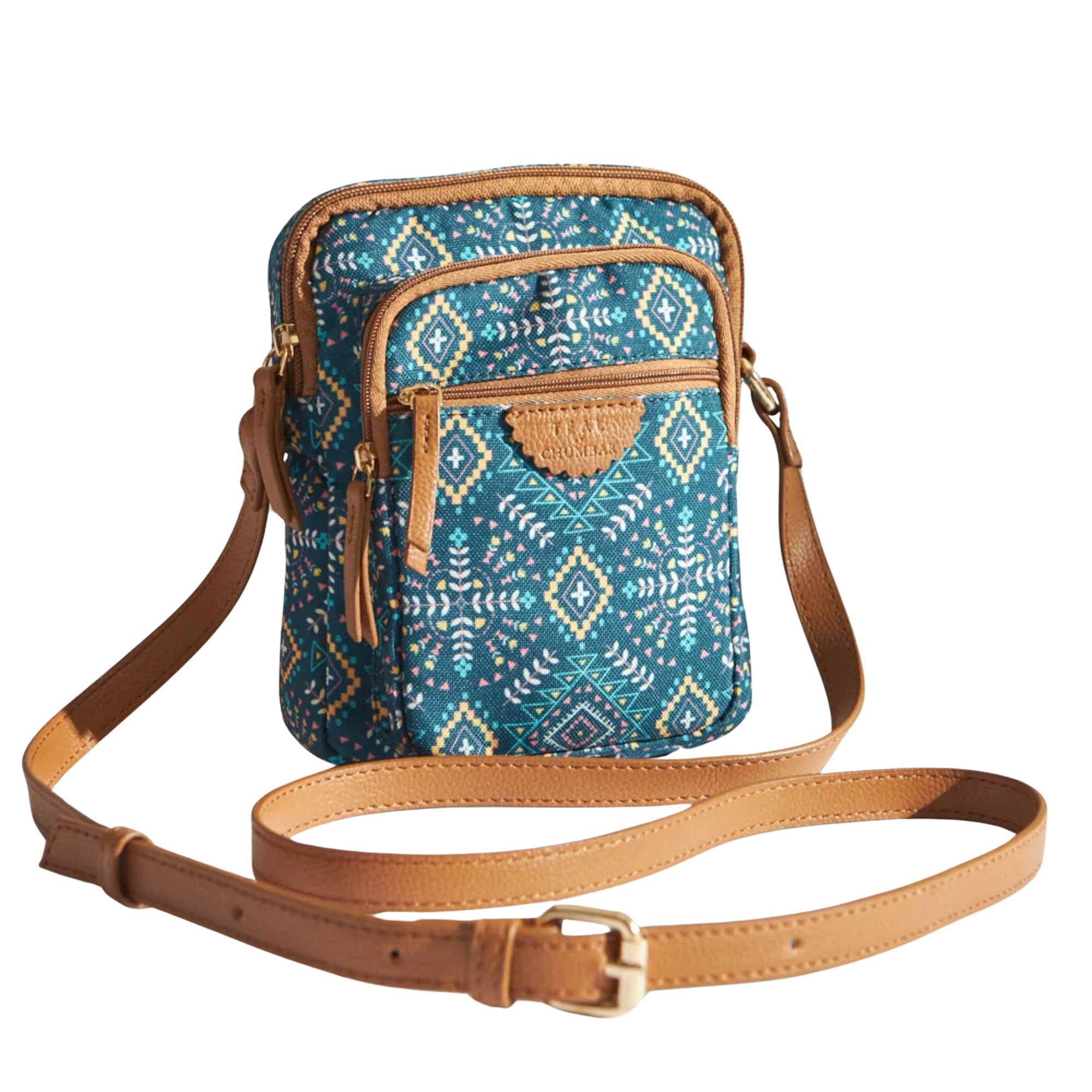 Crossbody Sling Bag for Women | Stylish Printed Canvas Box Sling bag | Multipurpose Daily use Bag for Office/College/Travel