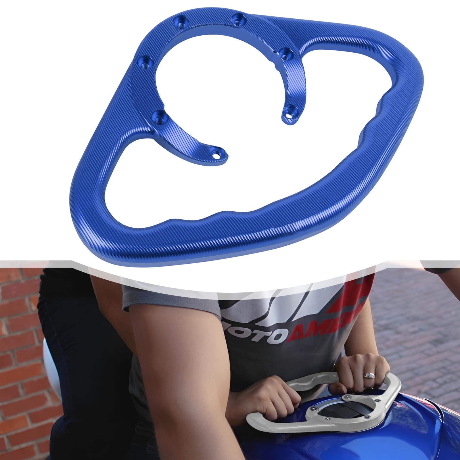 Amazon.com: ZDLMoto Motorcycle Passenger Grab Bar for Kawasaki