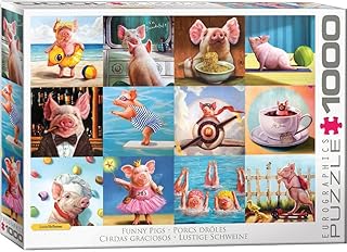 Funny Pigs 1000 Piece Puzzle