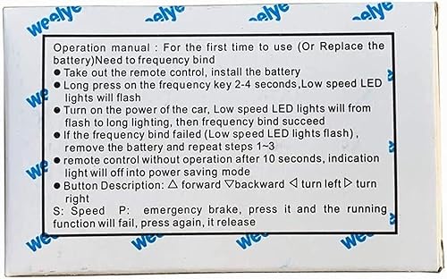 Miniatura 6 de weelye RX29 - Enchufe de cuatro caras de 12 V para niños con control remoto Bluetooth de 24 G y accesorios de receptor para niños piezas de repuesto