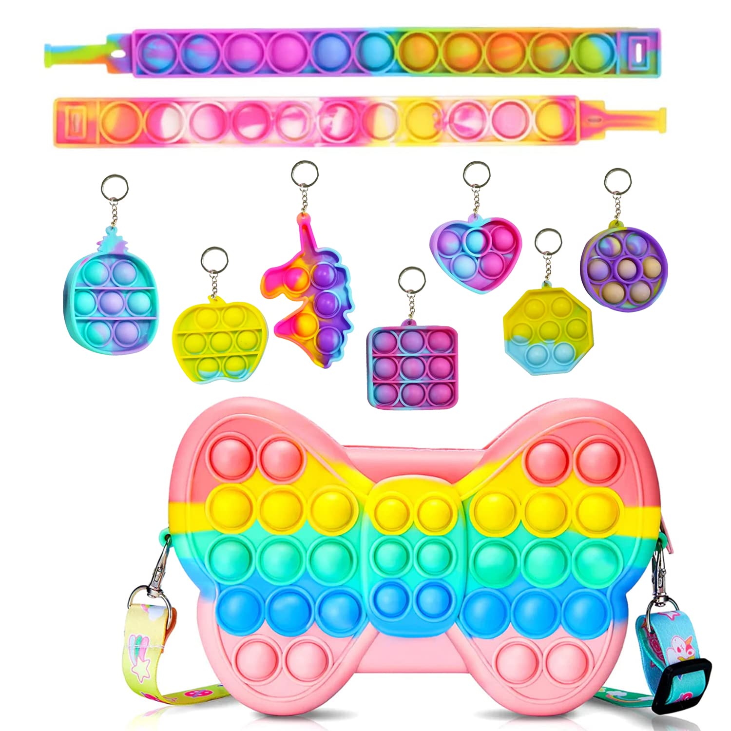 Party Propz Pop It Toys for Kids Combo of 4 Pcs Return Gifts for