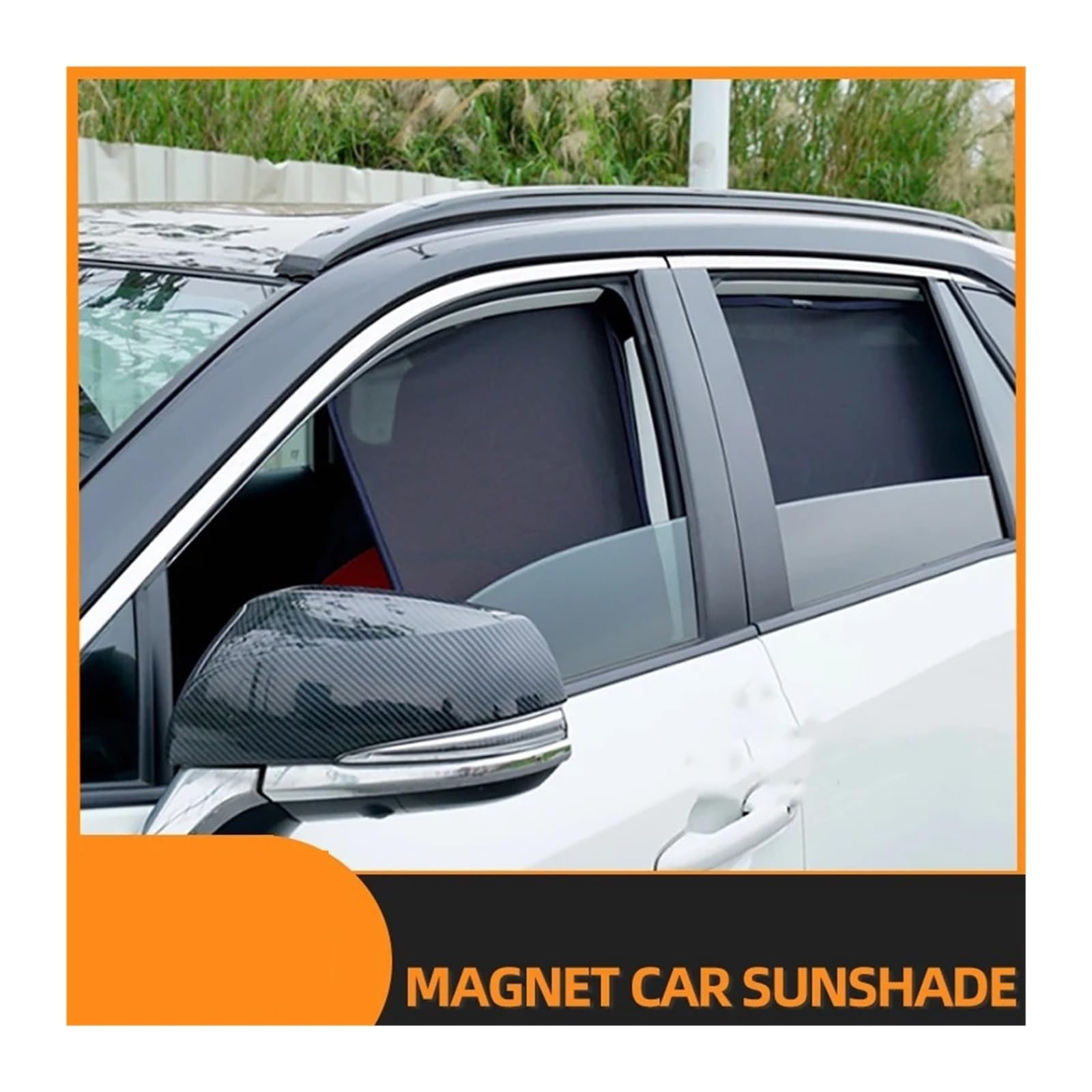 Parasol Ventanilla Coche Parasol para Parabrisas Delantero Y Trasero para X5 E70 2007-2013 Malla para Ventana Lateral De Verano Parasoles(4piece Side)