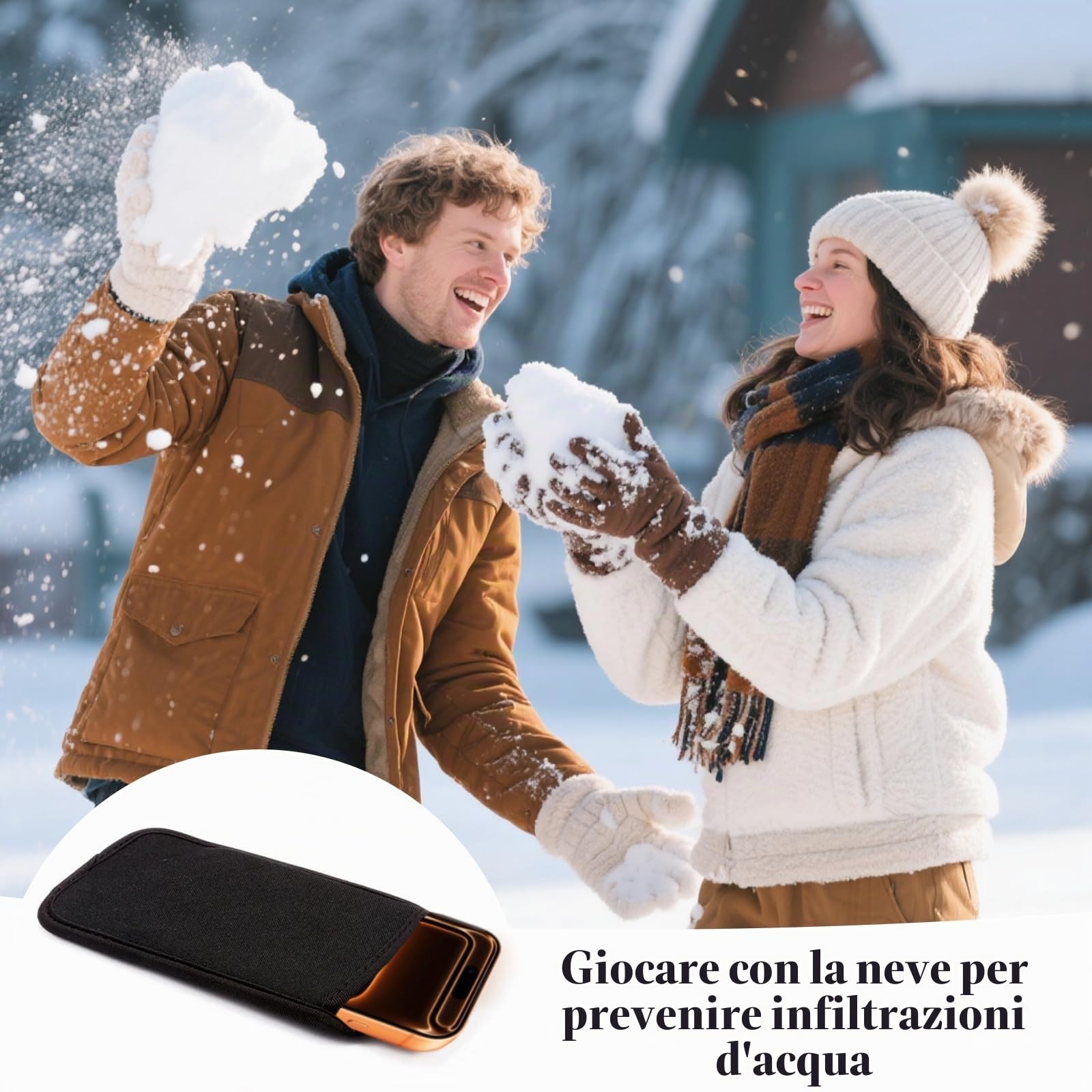 Custodia universale per telefono in neoprene, Custodia per telefono, Custodia protettiva antiurto universale in neoprene, per iPhone 17 Pro Max, 16 Pro Max, 15 Pro Max, 14 Pro Max