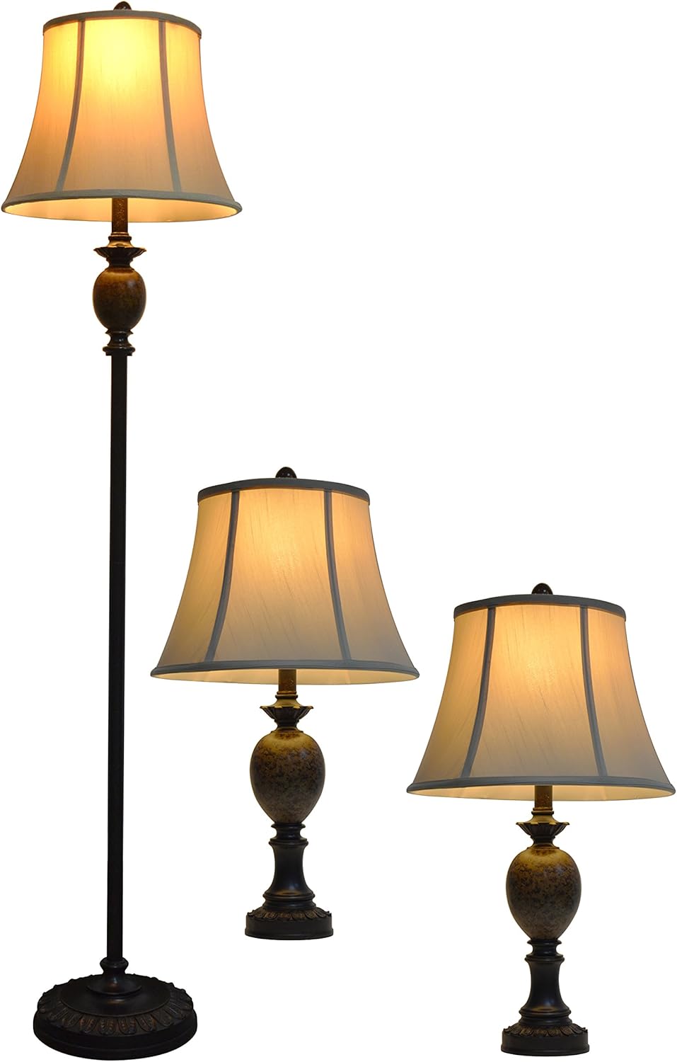Decor Therapy MP1628, Bronze Floor Lamp Set - - 