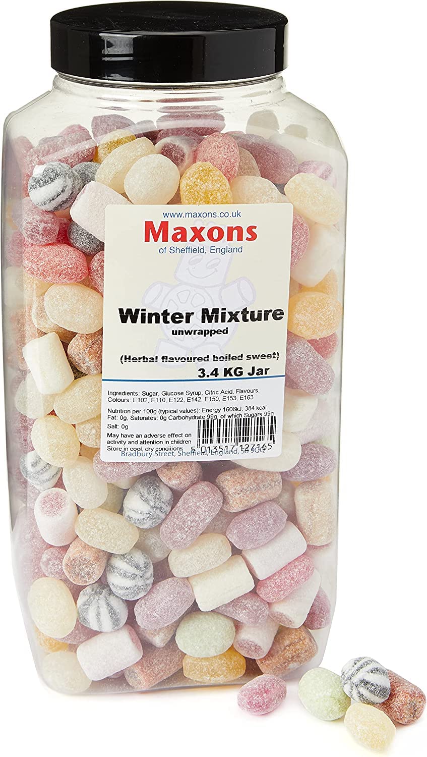 Maxons Winter Mixture Jar 3.4 Kg