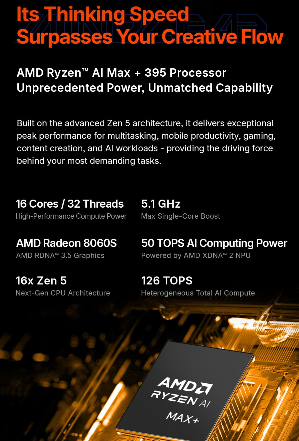 WEELIAO OneXPlayer - Laptop da gioco Super X con processore AMD Ryzen AI Max + processore Radeon 8060S 40 unità di elaborazione | Doppio slot SSD PCIe | Display da 14 pollici (64 GB di RAM + SSD da 1