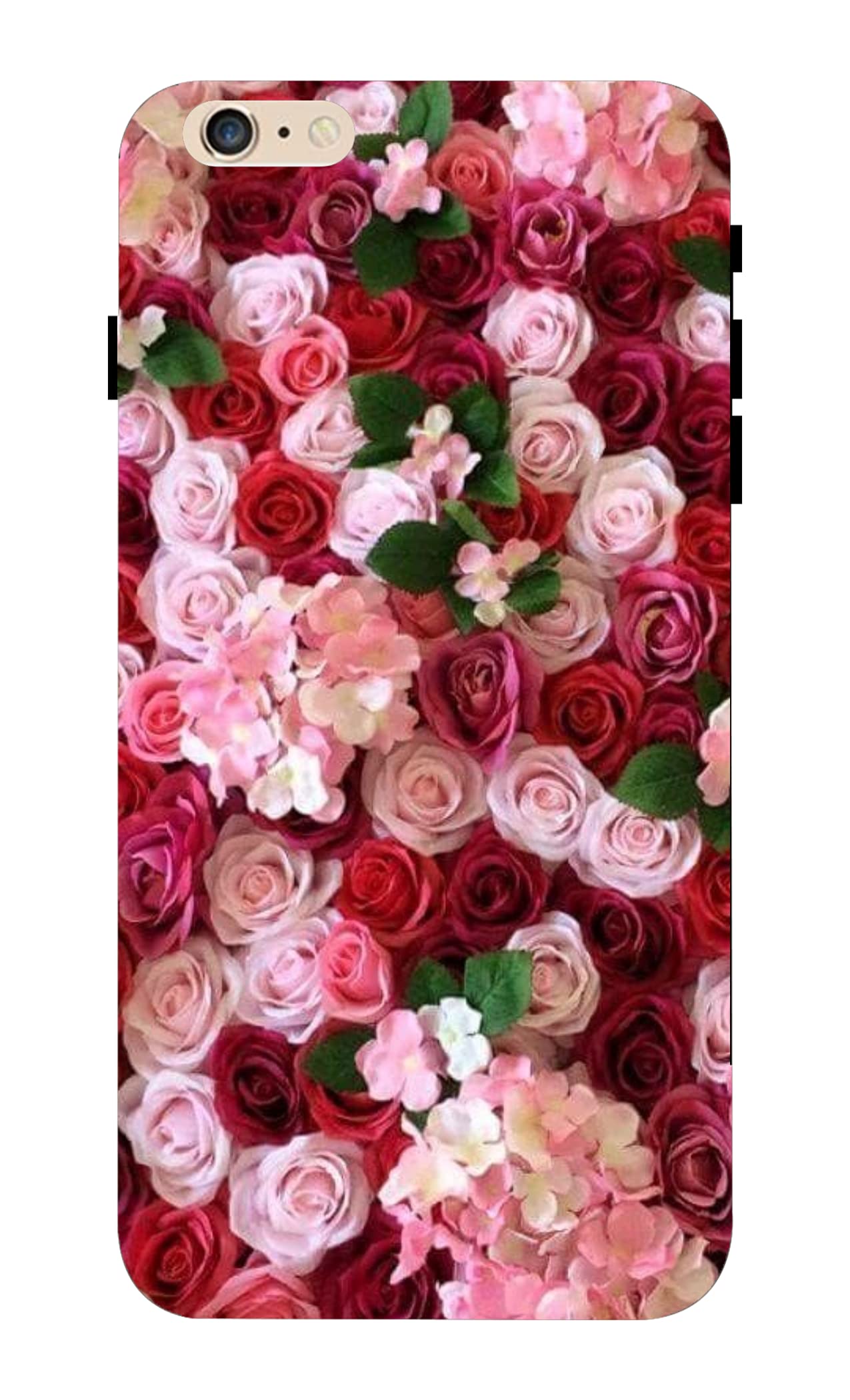 Designer Back Case Cover for iPhone 6/6s Plus | Red and Pink Petals Flower |