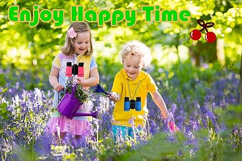 Miniatura 29 de Scotamalone - Binoculares de juguete a prueba de golpes, binoculares para niños de 3 a 12 años de edad, niños o niñas, para observación de aves